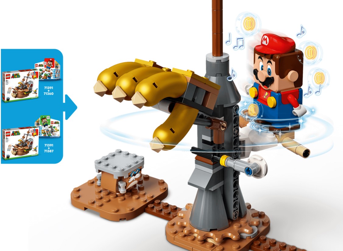 LEGO SUPER MARIO - ENSEMBLE D'EXTENSION LE BATEAU VOLANT DE BOWSER